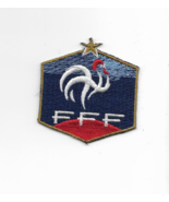 FFF French Football Federation Patch Iron On or Sew On UEFA France Soccer - £6.73 GBP
