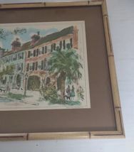 Rainbow Row Art Print by George Shawn Charleston SC Framed 23"x17" image 4