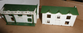 Lot of 2 Vintage HO Scale Incomplete House Buildings - £14.50 GBP