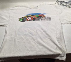 Kyle Busch  M&amp;M&#39;s White Draft T-shirt,  X-Large Toyota - €21,35 EUR