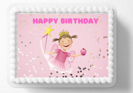 Pinklicious Pink Girl Edible Image Edible Birthday Cake Topper DIY Birth... - $14.18+