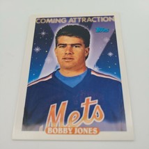 1993 Topps Bobby Jones #817 Coming Attraction New York Mets Baseball Card - £1.17 GBP