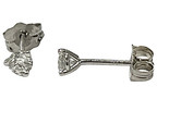 Pair Women&#39;s Earrings 14kt White Gold 331598 - $159.00