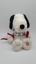 Hallmark Animated Snoopy Plush Cupid Features Sound &amp; Motion Angel W/BOW &amp; Arrow - £20.87 GBP