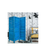 Screen Gems 3 Panel Shutter Screen Light Blue - $423.16