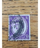 Great Britain Stamp Queen Elizabeth II 3d Used Heavy Cancel 297 - $18.65 MXN