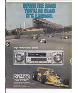 80&#39;s KRACO Car Stereo Print Ad Vintage Electronics KHP-1087 8.5&quot; x 11&quot; - €17,42 EUR