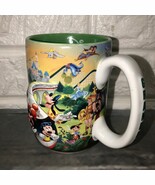 Disneyland Resort Grandpa Ceramic Raised Images 3D Various Characters Mu... - $208.10 MXN