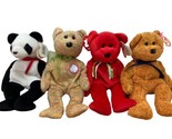 y Beanie Baby Babies Bears Osito Fortune Speckles and Fuzz Hang Tags Lot... - £13.19 GBP