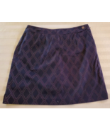 NWT Bobby Jones Navy Blue Diamond Golf Skorts Misses Size 8 Cotton - £23.32 GBP