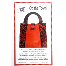 On the Town Handbag Purse PATTERN With Easy Customized Pockets Patterns by Annie - £6.38 GBP