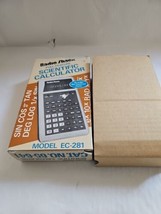 RadioShack EC-281 RARE Handheld Electronic Calculator  BOX  ONLY  - £13.96 GBP