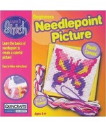 Quincrafts Learn to Stitch Beginners Begin To Needle Craft Butterfly 6X6... - £11.90 GBP