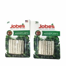 2 pack Jobes House Plants Fertilizer Spikes Plant Food for Beautiful Hou... - $11.94