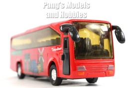 7 inch Coach Bus Traveliner &quot;Welcome to Europe&quot; 1/68 Scale Diecast Model - RED - $16.82