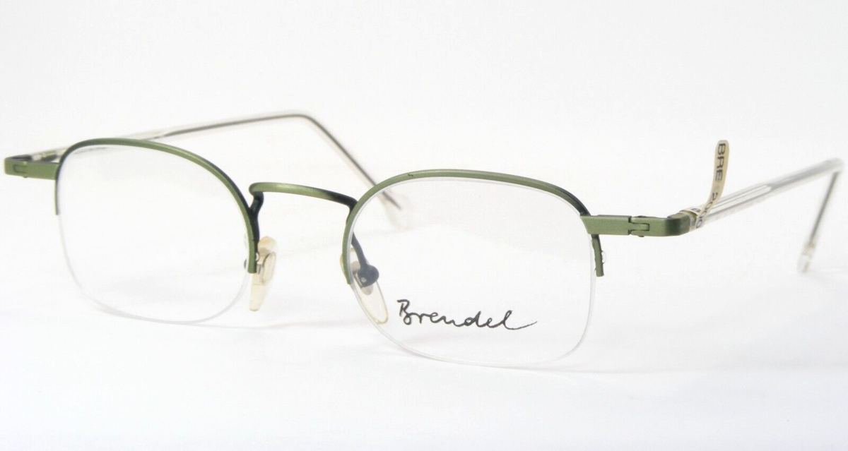 Lunettes Vintage Brendel 4549 27 Matt Vert Antique UNIQUE RARE 44-21-145mm - $81.13