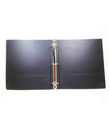 3 Ring Binders Notebooks Black with 2 Pockets 1.5 inch Notebook Binder N... - £6.59 GBP+