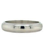14k White Gold 4.5mm Wedding Band 5.5g Size 7.5 - $1,087.80