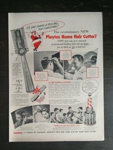 Vintage 1952 Playtex Home Hair Cutter Full Page Original Ad 1221 - $6.64