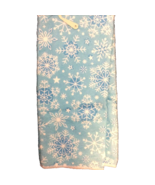 Winter Holiday BLUE WHITE SNOWFLAKES TOWEL OVEN MITT Kitchen Decoration ... - £8.25 GBP
