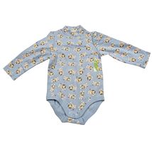 Gymboree Baby Blue Lion Sock Monkey Friends Long Sleeve Bodysuit 18-24 2... - $27.88 CAD