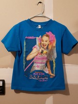 Jojo Siwa DREAM The Tour Concert T-Shirt Size Youth MEDIUM Blue Nickelodeon - $21.98