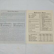 Vintage Reaper Miniatures Reference Sheet And Quick Play Sheets - $6.92