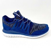 Adidas Originals Tubular Radial Blue Black Mens Casual Sneakers BB2396 - £55.90 GBP