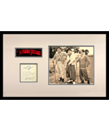 Three Stooges Autographs Moe-Curly-Larry Autograph Book Page Museum Framed - €2.372,03 EUR