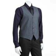 Mens Shirt, Vest &amp; Tie Formal Set No Retreat 3 pc Purple, Gray &amp; Black $... - £18.68 GBP