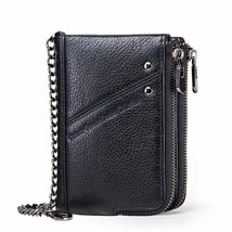 2022 New Leather Casual Solid Zipper Hasp Fashion Short Standard Wallets Multi-c - £37.38 GBP