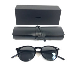 Oliver Peoples Sunglasses OV552SU 1731R5 N.02 Sun Black Round Carbon Gray Lenses - $348.43