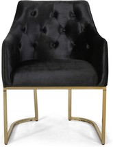 Christopher Knight Home Fern Modern Tufted Glam Accent Chair with Velvet - £155.54 GBP