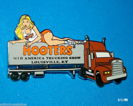 Hooters Restaurant Louisville Ky Kentucky Girl Mid America Truck Show Pin - £22.32 GBP