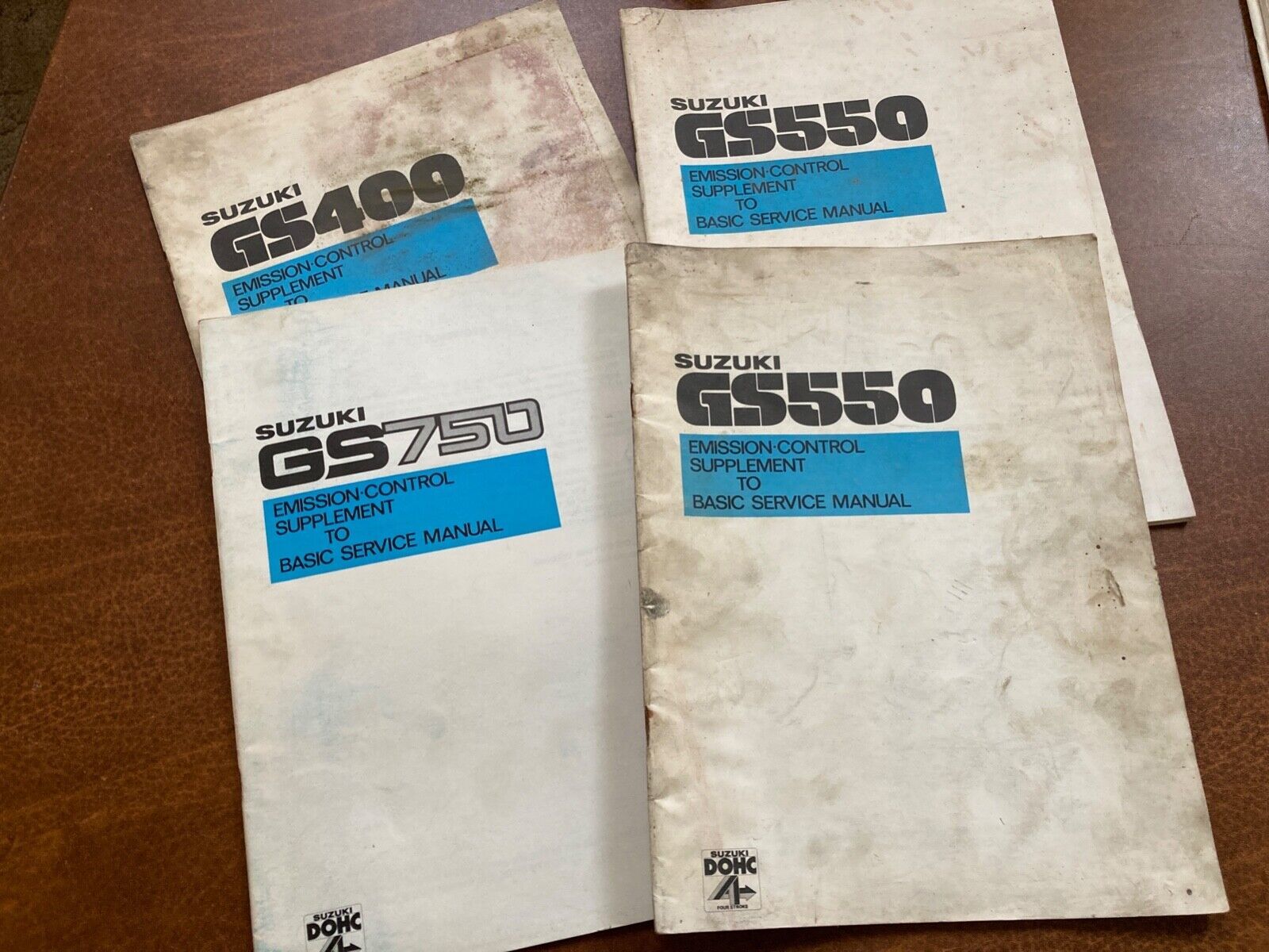 Primary image for VTG  Suzuki Emission Control Supplement Service Manuals GS550 GS400 GS750