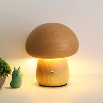 Mushroom Lamp For Bedroom, Portable Dimmable Bedside Lamp With Usb Charging, Cor - £32.76 GBP