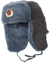 USSR Vintage Russo Militare Ushanka Cappello Inverno, Con Soviet Soldato... - £43.21 GBP