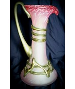 Modern Signed Romblast  Blown Glass Pitcher/Vase Hand Made Romania - £54.29 GBP