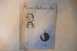 Please Believe Me, 1935, by Larry Yoell and Al Jacobs, Sherman, Clay &amp; Co. - $13.06