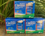 LOT OF 3 Claritin 30 COUNT/24-Hour Non-Drowsy Allergy Tablets EXP 6/2026 - $24.74