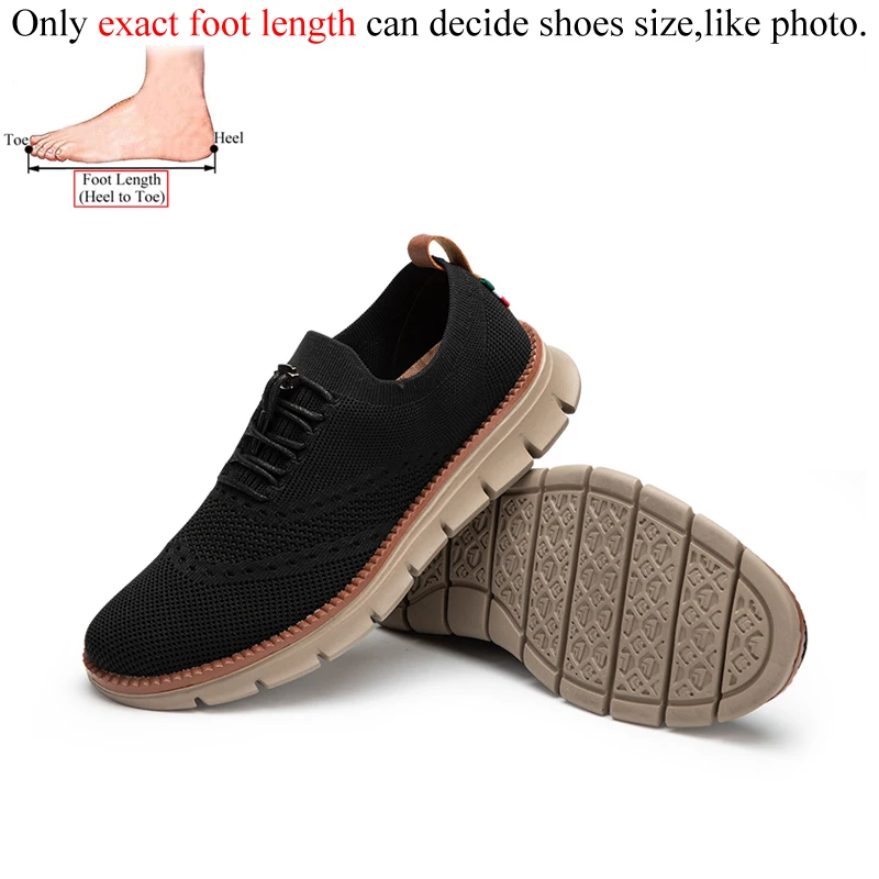 Summer Mesh Men Casual Shoes Non-Leather Lightweight Breathable Big Foot... - £39.22 GBP
