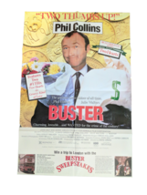 BUSTER Movie Video Poster PHIL COLLINS Original Video Store Promo 1989 V... - $15.90