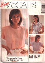 McCall&#39;s Pattern 3517 Miss Top Blouse Sz 16, 18, 20 Pull Over Sleeveless... - £3.19 GBP