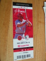 MLB Cincinnati Reds Full Unused Ticket Stub Arizona 8/21/15 (Paul O’Neill) - $2.92