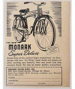 1948 Monark Silver King Bike Advertisement Vintage Transportation Bicycl... - $372.93 MXN