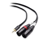 Cable Matters 3.5mm 1/8 Inch TRS to 2 XLR Cable 10 ft, Male to Male Aux ... - £20.84 GBP