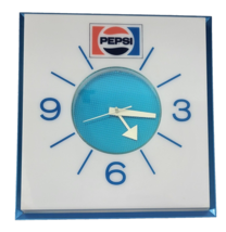 Vintage Pepsi Cola Wall Clock Model G-665 Works - €199,05 EUR