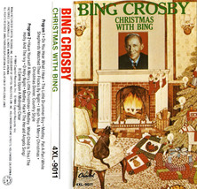 Bing Crosby - Christmas With Bing (Cassette) (VG+) - $2.69