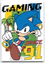 Sonic the Hedgehog Game Gaming Since 91 Sonic Running Refrigerator Magnet UNUSED - £3.17 GBP