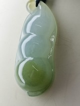 Icy Ice Multi Color 100% Natural Burma Jadeite Jade Bean Pendant # 46.95 carat # - $480.00